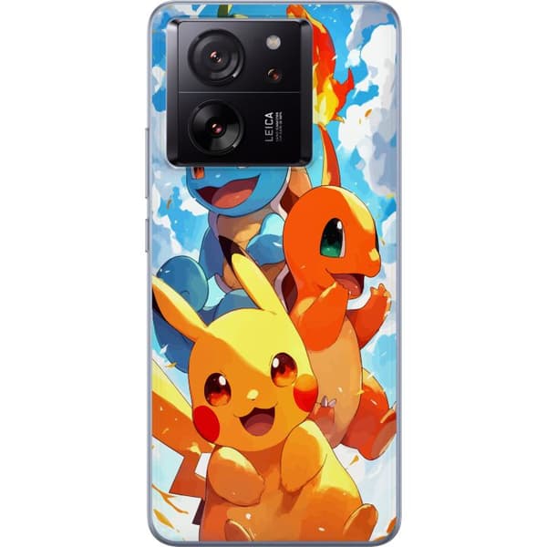 Xiaomi 13T Gjennomsiktig deksel Pocket Creatures - inspirert av Pokémon uten å nevne navnet