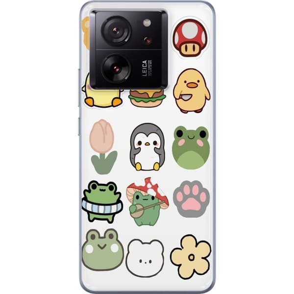 Xiaomi 13T Pro Gjennomsiktig deksel Kawaii Friends