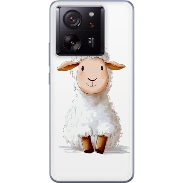 Xiaomi 13T Pro Genomskinligt Skal Sött Lamm – tecknad stil för barn & babyprodukter