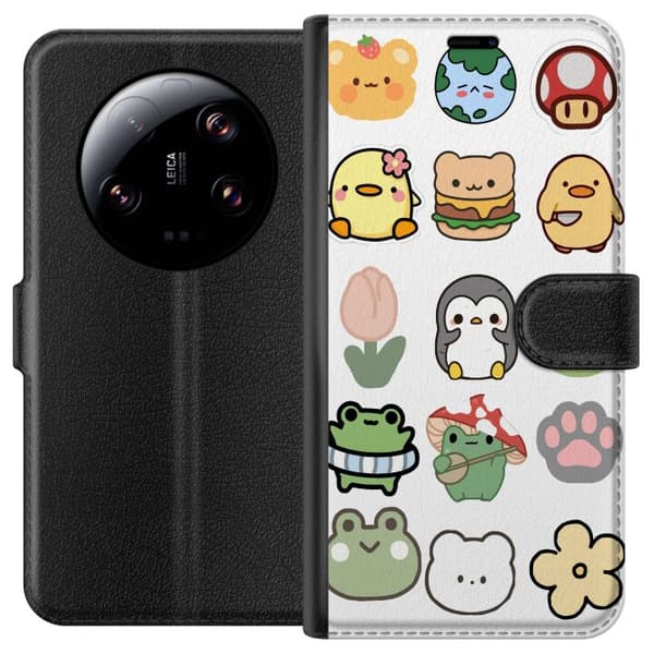 Xiaomi 13 Ultra Plånboksfodral Kawaii Friends – söta figurer i japansk stil