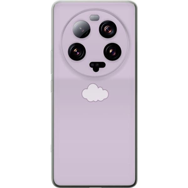 Xiaomi 13 Ultra Gjennomsiktig deksel Lilla Sky - minimalistisk sky på en lilla bakgrunn