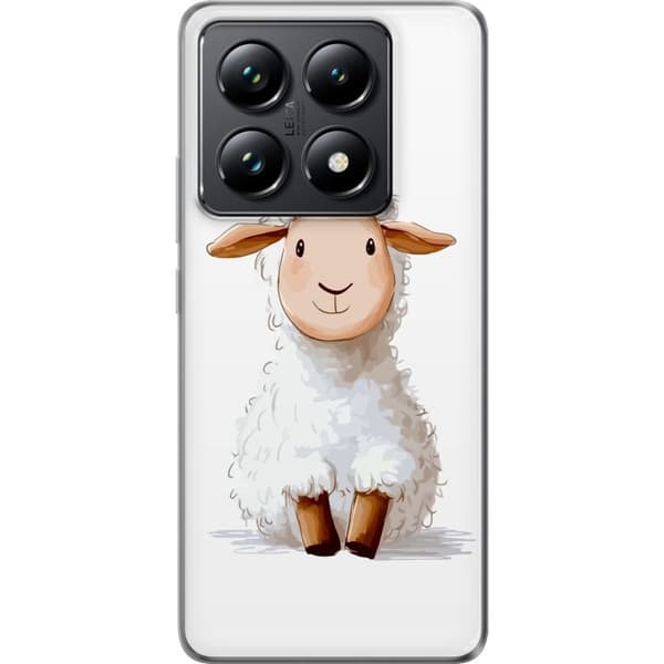 Xiaomi 14T Genomskinligt Skal Sött Lamm – tecknad stil för barn & babyprodukter