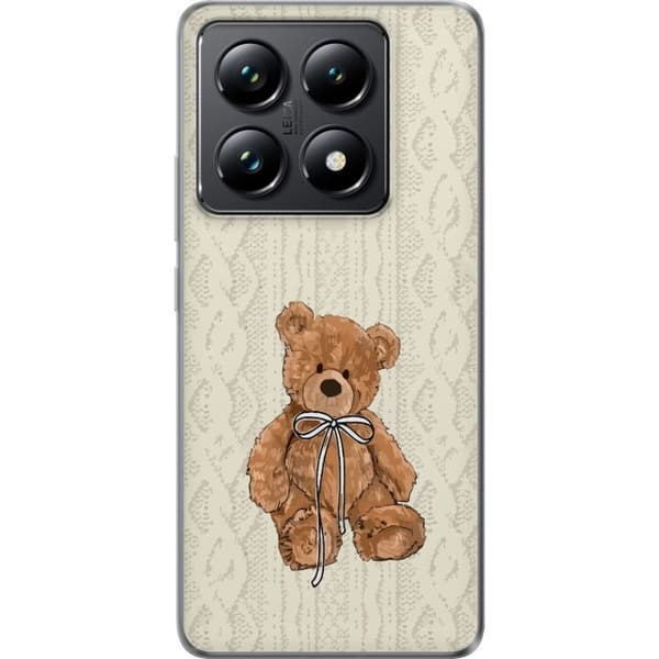 Xiaomi 14T Pro Gjennomsiktig deksel Liten Bamse – klassisk bamse i enkel design