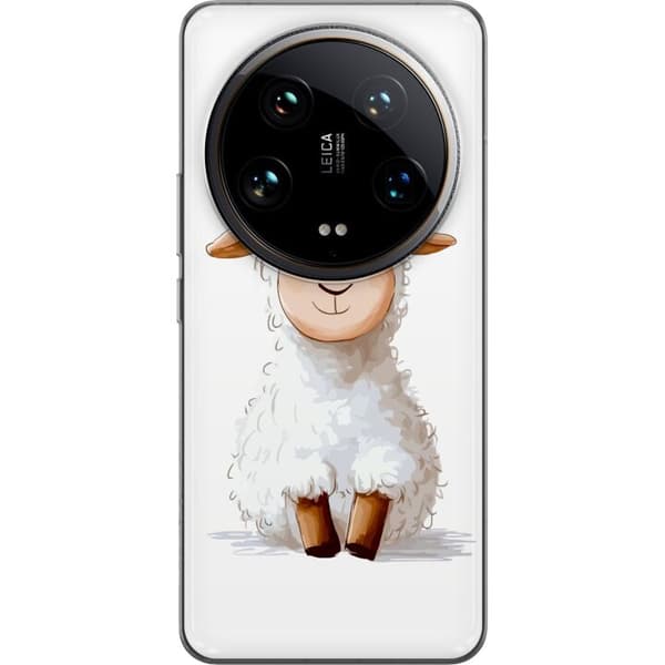 Xiaomi 14 Ultra Läpinäkyvä kuori Suloinen Lammas - lasten ja vauvan tuotteita sarjakuvatyyliin