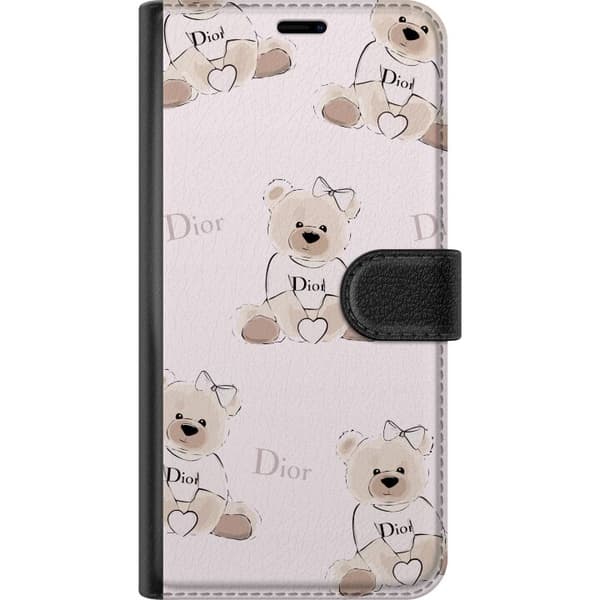 Xiaomi 15 Plånboksfodral Teddy Dior Vibes – lyxig nalle i fashionstil