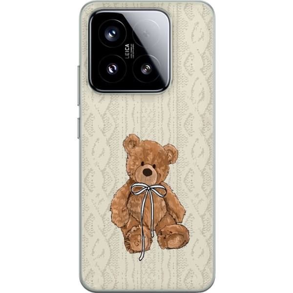 Xiaomi 15 Gennemsigtig cover Lille Teddy – klassisk teddy i enkel design