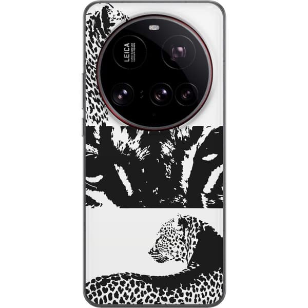 Xiaomi 15 Ultra Läpinäkyvä kuori Leopard Faces