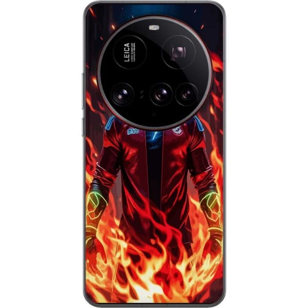 Xiaomi 15 Ultra Läpinäkyvä kuori Ronaldo Inferno - jalkapallolegenda liekeissä