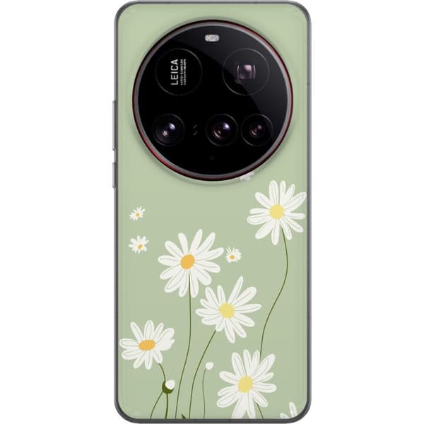 Xiaomi 15 Ultra Gjennomsiktig deksel Prestekrager - blomstrete mønster i svensk sommerstil