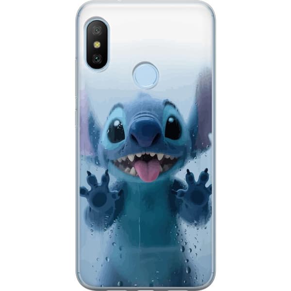Xiaomi Mi A2 Lite Genomskinligt Skal Stitch Window View – Stitch vid ett fönster i söt stil