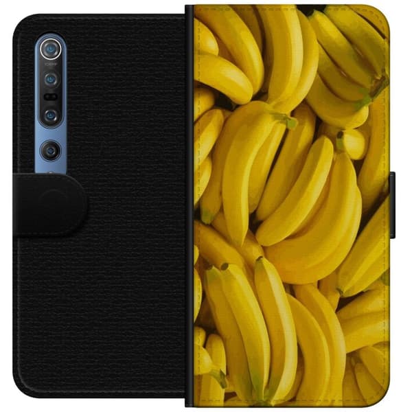 Xiaomi Mi 10 Pro 5G Tegnebogsetui Banan mønster
