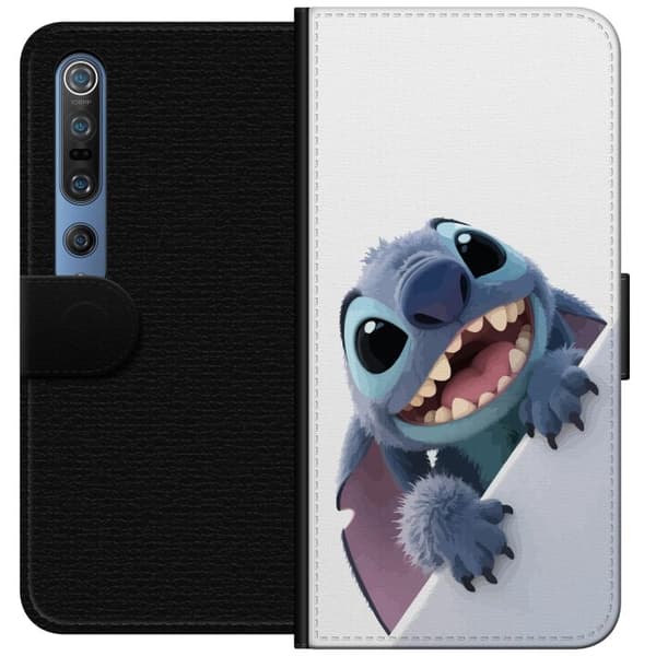 Xiaomi Mi 10 Pro 5G Plånboksfodral Happy Stitch – glad figur med charmig uttryck