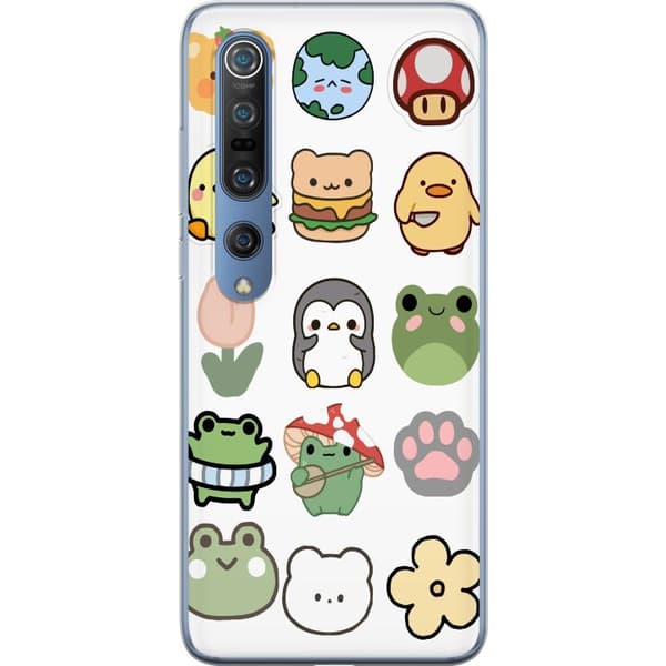 Xiaomi Mi 10 Pro 5G Läpinäkyvä kuori Kawaii Friends