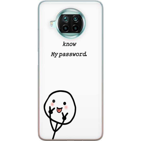 Xiaomi Mi 10T Lite 5G Genomskinligt Skal You Don’t Know My Password – edgy textmotiv med attityd