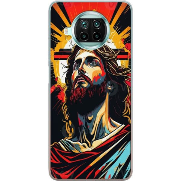 Xiaomi Mi 10T Lite 5G Genomskinligt Skal Jesus & Kort – religiöst motiv med djup symbolik