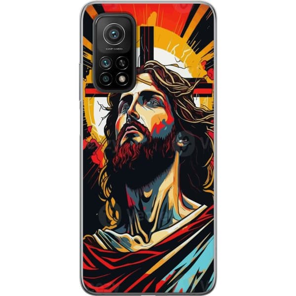 Xiaomi Mi 10T Pro 5G Genomskinligt Skal Jesus & Kort – religiöst motiv med djup symbolik