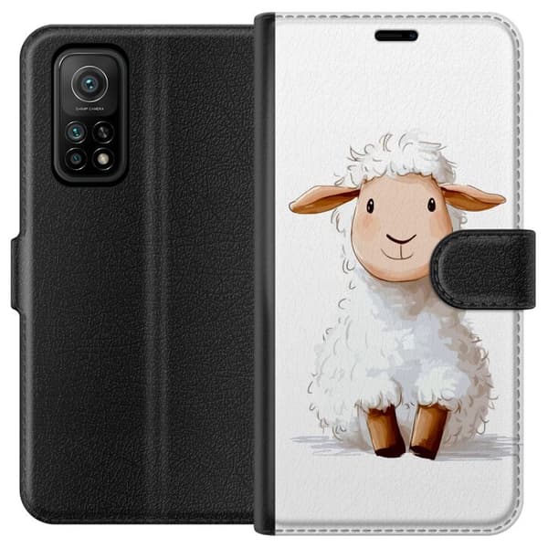 Xiaomi Mi 10T Pro 5G Lommeboketui Søtt Lam - tegneseriestil for barn og babyprodukter