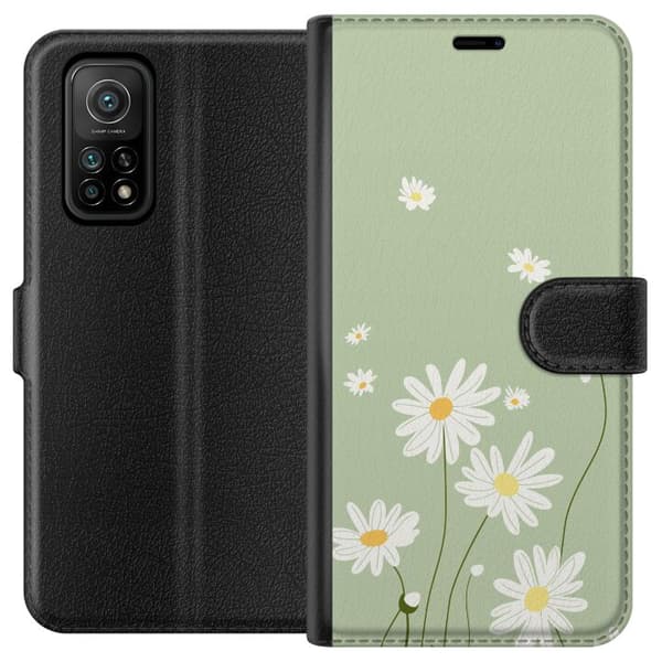 Xiaomi Mi 10T Pro 5G Tegnebogsetui Præstekraver - blomstret mønster i svensk sommerstil