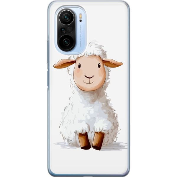 Xiaomi Mi 11i Gennemsigtig cover Sødt Lamm - tegneseriestil til børn og babyprodukter