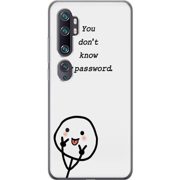 Xiaomi Mi Note 10 Läpinäkyvä kuori Et Tunne Salasanaani