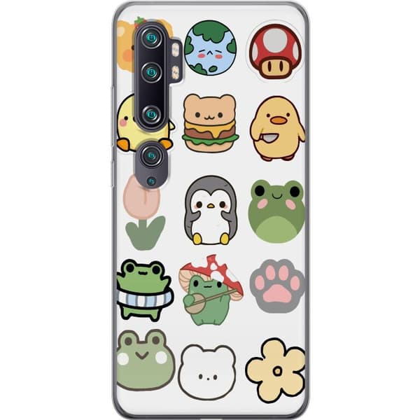 Xiaomi Mi Note 10 Läpinäkyvä kuori Kawaii Friends