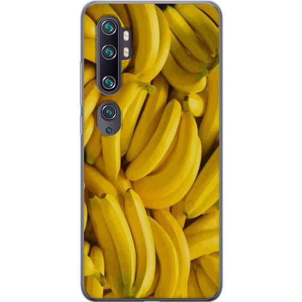 Xiaomi Mi Note 10 Läpinäkyvä kuori Banaani kuvio