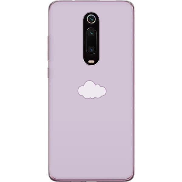 Xiaomi Mi 9T Pro Gennemsigtig cover Lilla Sky - minimalistisk sky på lilla baggrund