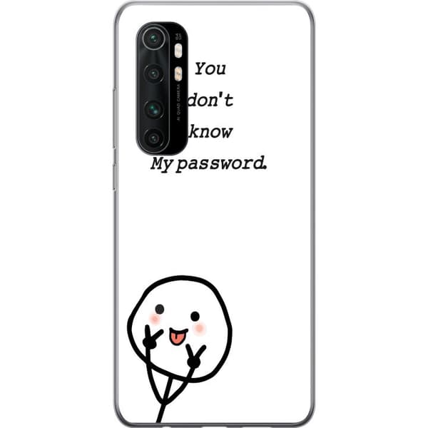 Xiaomi Mi Note 10 Lite Läpinäkyvä kuori Et Tunne Salasanaani