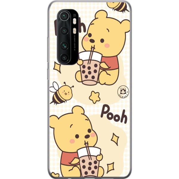 Xiaomi Mi Note 10 Lite Läpinäkyvä kuori Nalle Pooh - klassinen karhumotiivi uudessa tulkinnassa