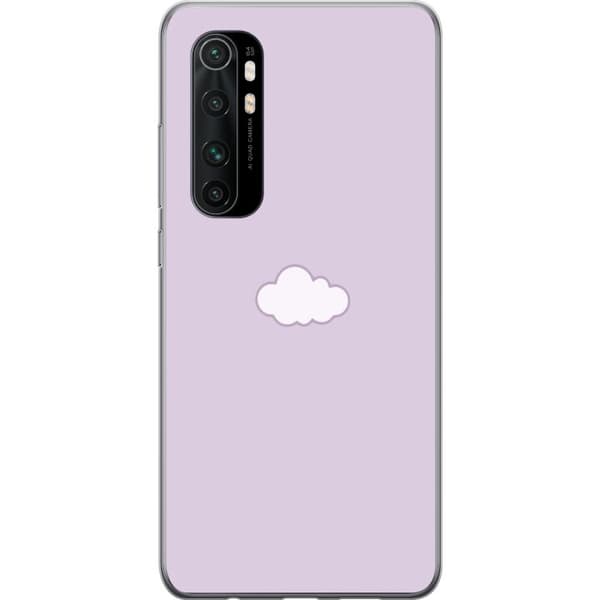 Xiaomi Mi Note 10 Lite Läpinäkyvä kuori Lila Pilvi - minimalistinen pilvi lila taustalla