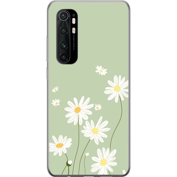 Xiaomi Mi Note 10 Lite Läpinäkyvä kuori Papukaijanpaparit - kukallinen kuviointi ruotsalaiseen kesätyyliin
