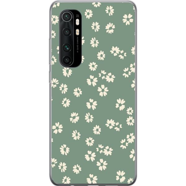 Xiaomi Mi Note 10 Lite Genomskinligt Skal Blomsterdröm – färgglatt blommönster