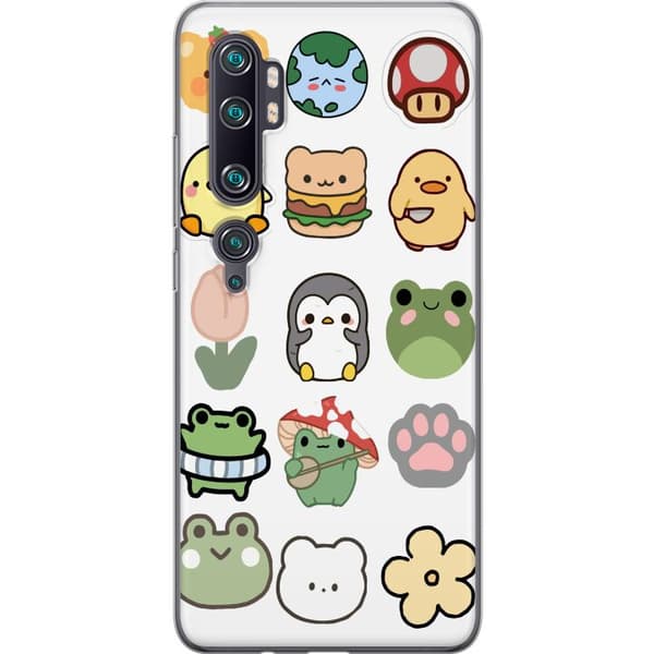 Xiaomi Mi Note 10 Pro Läpinäkyvä kuori Kawaii Friends