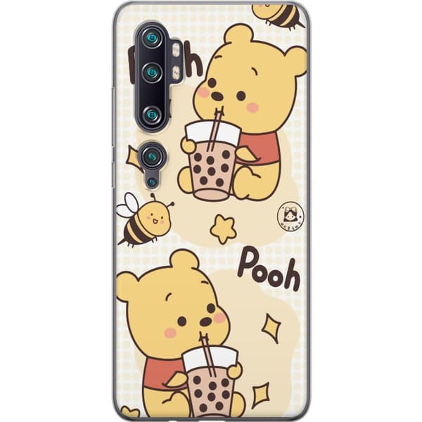Xiaomi Mi Note 10 Pro Läpinäkyvä kuori Nalle Pooh - klassinen karhumotiivi uudessa tulkinnassa