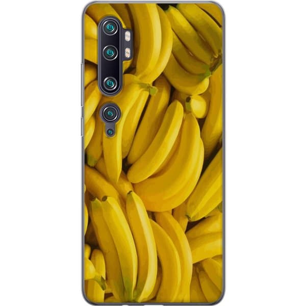 Xiaomi Mi Note 10 Pro Läpinäkyvä kuori Banaani kuvio