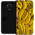 Miniatyrbild 1 av 3: Xiaomi Redmi Note 9 Pro Plånboksfodral Banana Pattern – lekfullt mönster med gula bananer