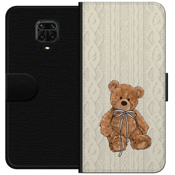 Xiaomi Redmi Note 9 Pro Tegnebogsetui Lille Teddy – klassisk teddy i enkel design