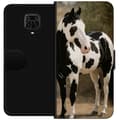Miniatyrbillede 1 af 3: Xiaomi Redmi Note 9 Pro Tegnebogsetui Smuk Hest - elegant illustration af hestemotiv