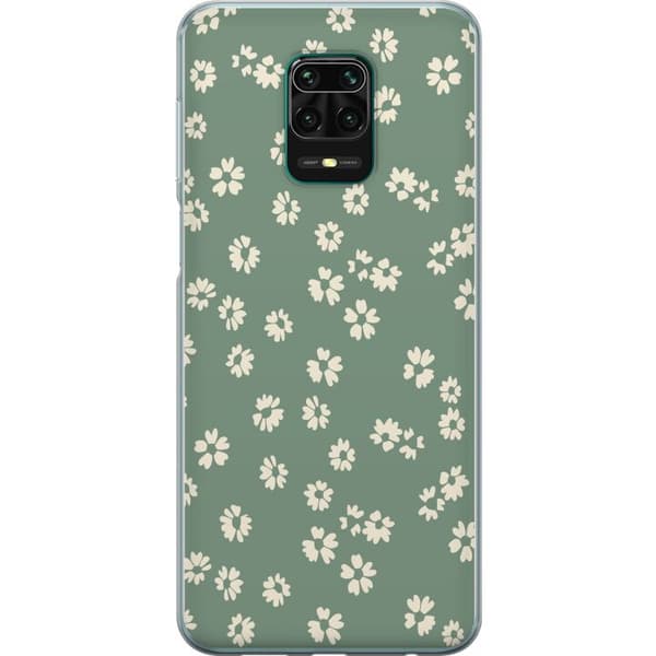 Xiaomi Redmi Note 9 Pro Genomskinligt Skal Blomsterdröm – färgglatt blommönster