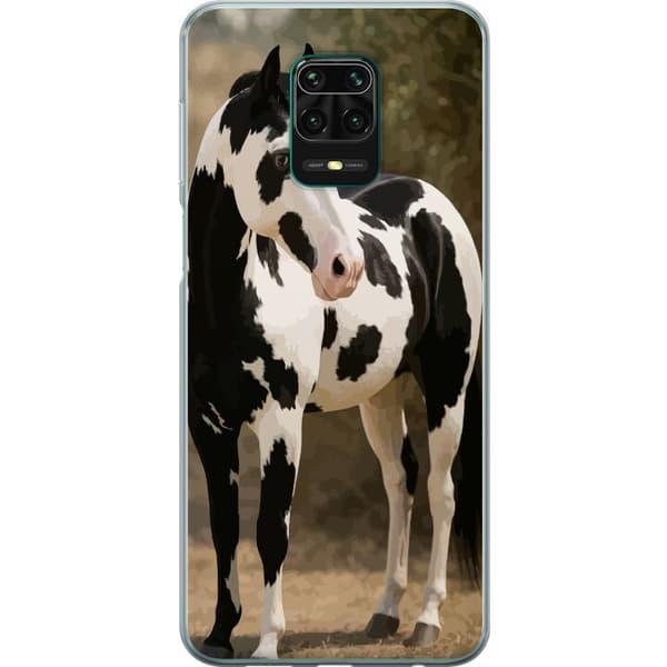 Xiaomi Redmi Note 9 Pro Läpinäkyvä kuori Kaunis Hevonen - elegantti hevonen kuva-aihe