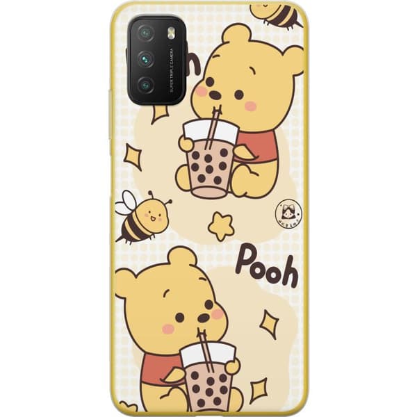 Xiaomi Poco M3 Genomskinligt Skal Nalle Pooh Style – klassiskt björnmotiv i ny tolkning