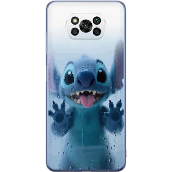 Xiaomi Poco X3 Pro Gennemsigtig cover Stitch ved et vindue i sød stil