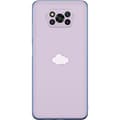 Pikkukuva 1 / 3: Xiaomi Poco X3 Pro Läpinäkyvä kuori Lila Pilvi - minimalistinen pilvi lila taustalla
