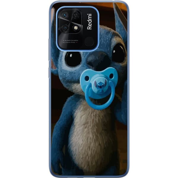 Xiaomi Redmi 10C Läpinäkyvä kuori Stitch & Napp - vauvateema söpöllä hahmolla