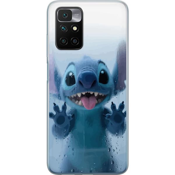 Xiaomi Redmi 10 Genomskinligt Skal Stitch Window View – Stitch vid ett fönster i söt stil