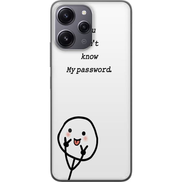 Xiaomi Redmi 12 Läpinäkyvä kuori Et Tunne Salasanaani