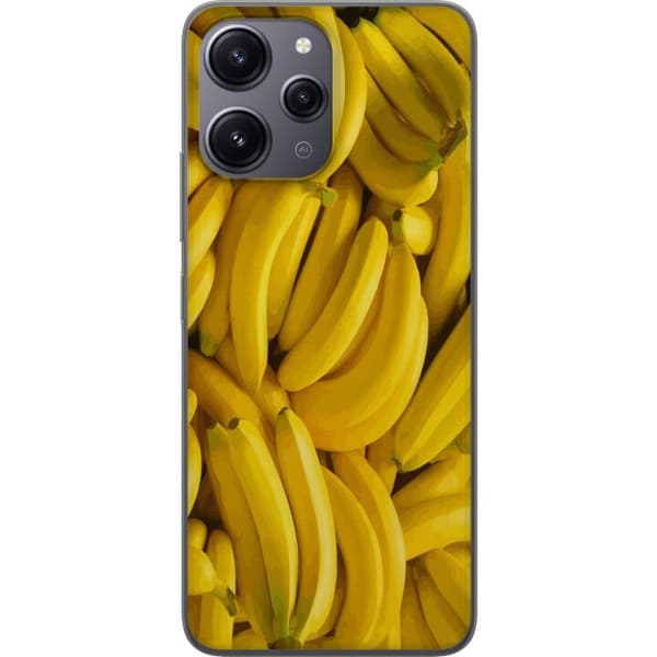 Xiaomi Redmi 12 Läpinäkyvä kuori Banaani kuvio