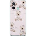 Pikkukuva 1 / 3: Xiaomi Redmi 12C Läpinäkyvä kuori Teddy Dior Vibes - ylellinen nalle muotityyliin