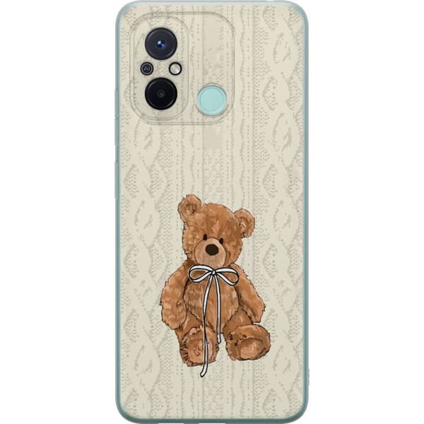 Xiaomi Redmi 12C Gjennomsiktig deksel Liten Bamse – klassisk bamse i enkel design