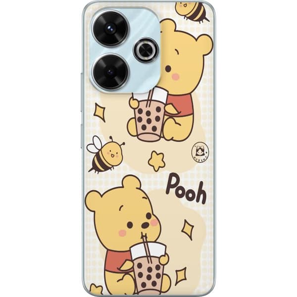 Xiaomi Redmi 13 Läpinäkyvä kuori Nalle Pooh - klassinen karhumotiivi uudessa tulkinnassa